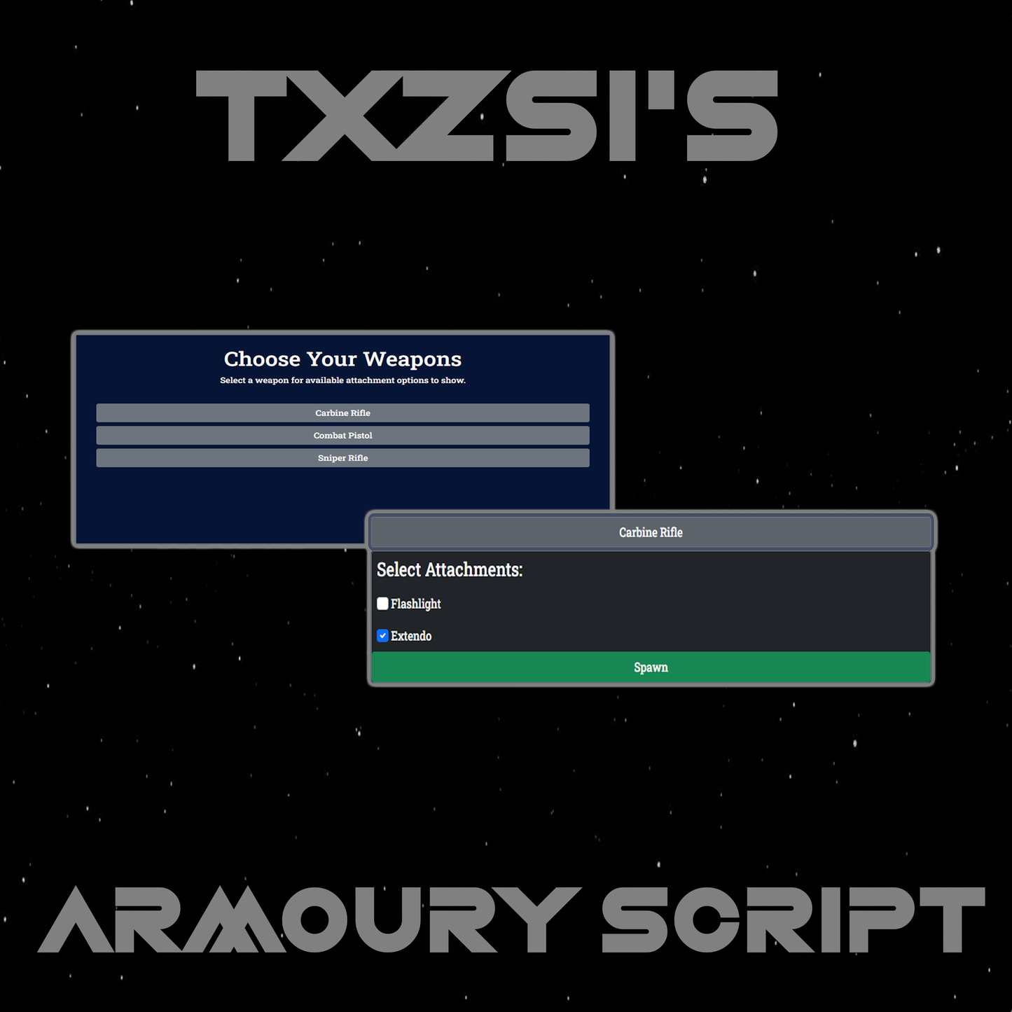 Txzsi's Armory Script